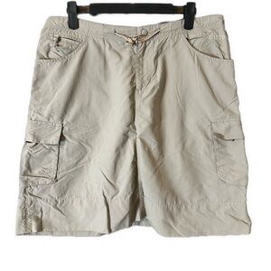 Sherpa Women’s Tan Khaki Zip Button Tie Skirt Made in Nepal Size 8